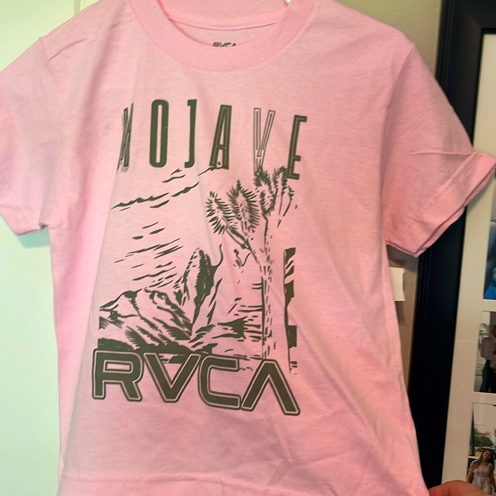 Pink Boys small RVCA shirt
